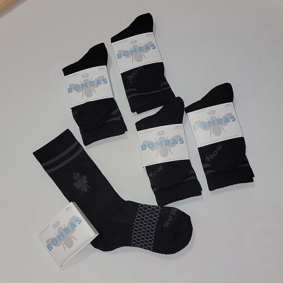 Bombas Calf Socks Women's Bee Better Together Lot of 5 Pair Size Small 4 to 7.5 - Picture 4 of 6